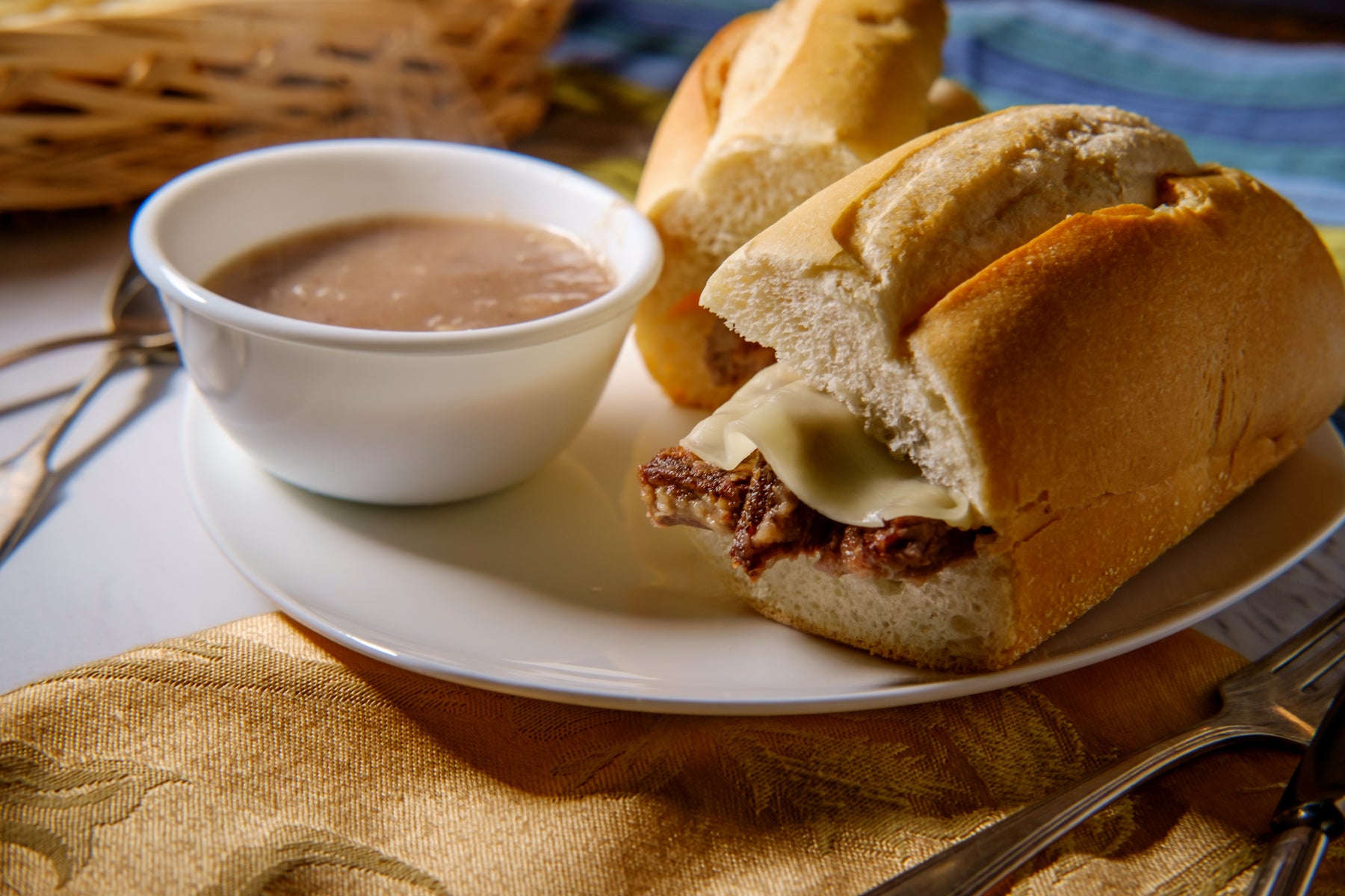 Easy French Dip Sandwiches