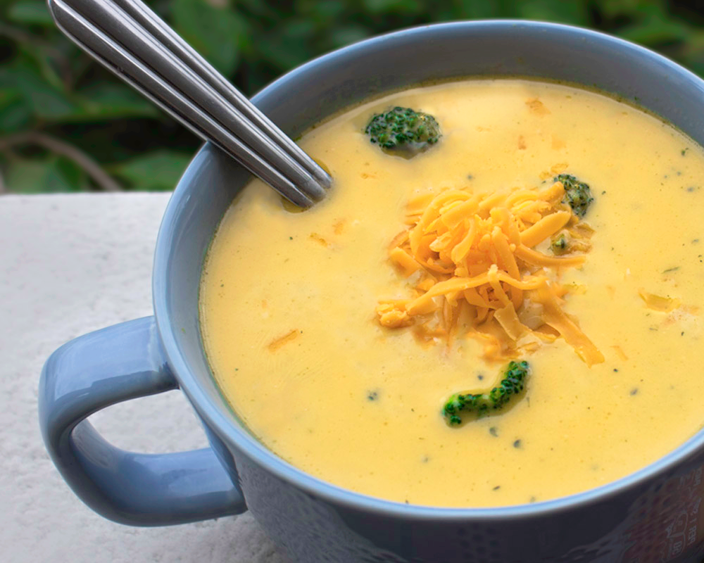 5 Ingredient Broccoli Cheese Soup
