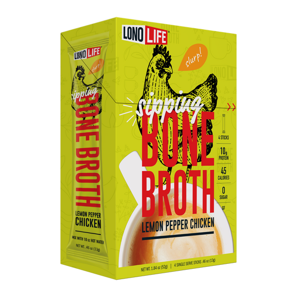 Lemon Pepper Chicken Bone Broth