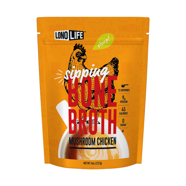 Mushroom Chicken Bone Broth