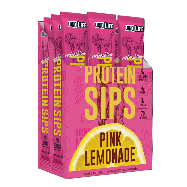 Pink Lemonade Protein Sips