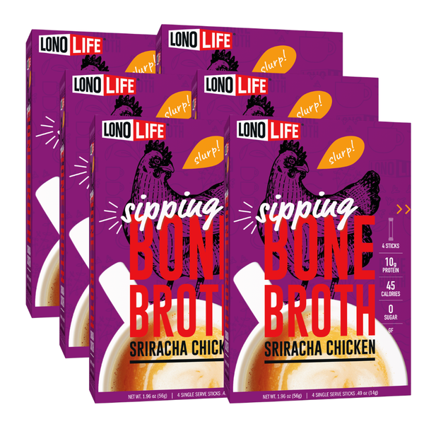 Sriracha Chicken Bone Broth 6 Boxes of 4 Packs